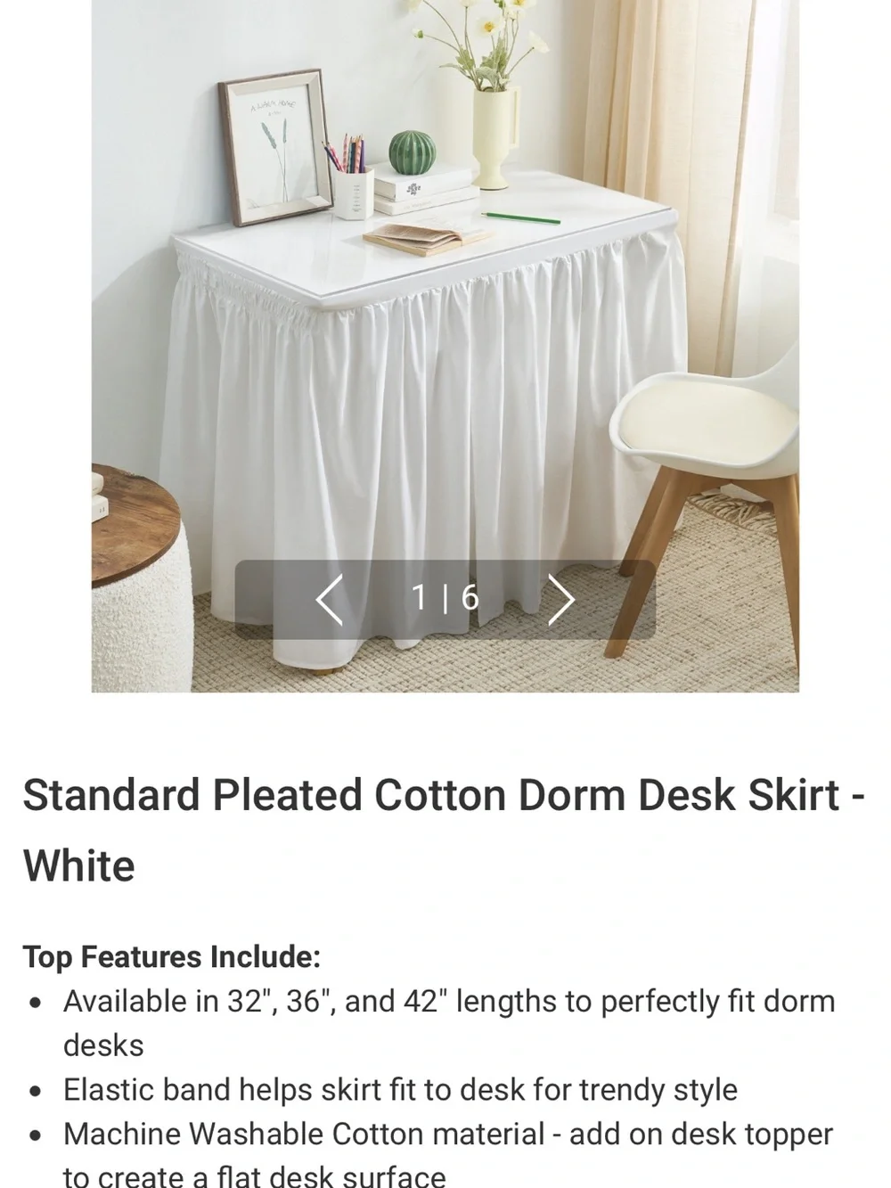 Dormco pleated style